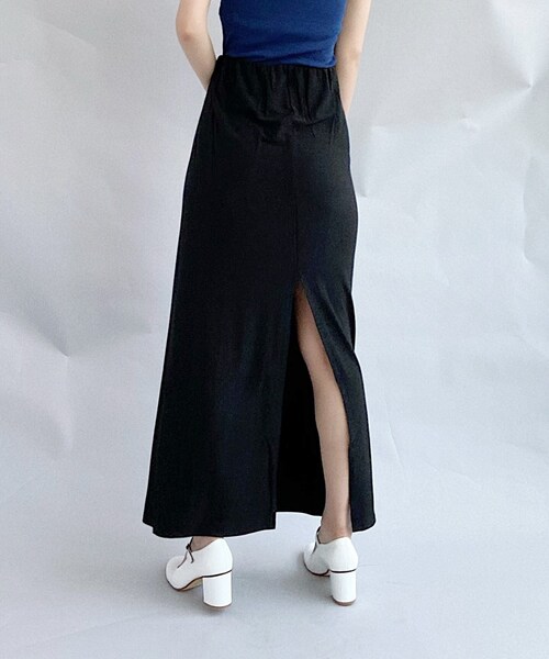 Charles Chaton(シャルルシャトン)の「【determ;/デターム】WAIST BAND MAXI SKIRT(スカート・レディース・ブラック/ホワイト・SMALL/MEDIUM)」の9枚目の写真