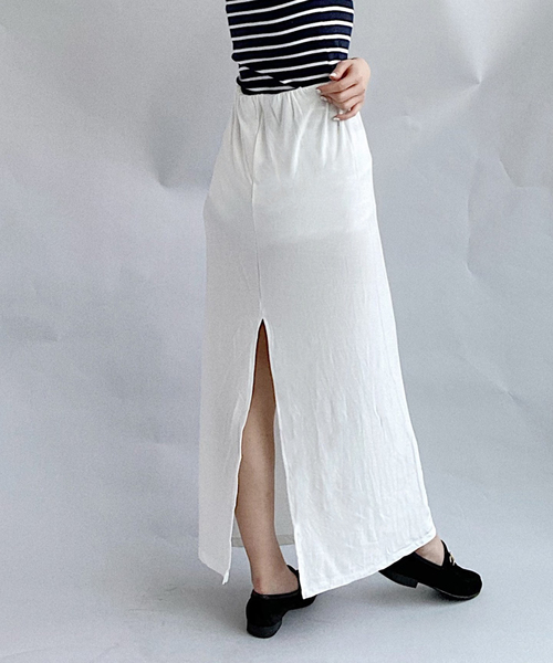 Charles Chaton(シャルルシャトン)の「【determ;/デターム】WAIST BAND MAXI SKIRT(スカート・レディース・ブラック/ホワイト・SMALL/MEDIUM)」の14枚目の写真