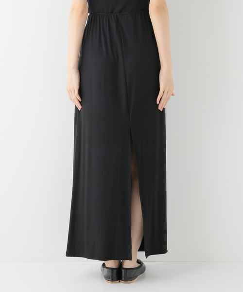Charles Chaton(シャルルシャトン)の「【determ;/デターム】WAIST BAND MAXI SKIRT(スカート・レディース・ブラック/ホワイト・SMALL/MEDIUM)」の7枚目の写真