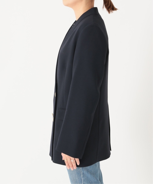 journal standard L'essage(ジャーナルスタンダードレサージュ)の「《追加》ヴィスポリノーカラーキンボタンジャケット(ノーカラージャケット・レディース・ネイビー・FREE)」の12枚目の写真