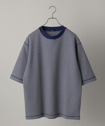 SHIPS | SHIPS:〈吸水速乾/接触冷感〉ライトダブルフェイス リラックス ハーフスリーブ Tシャツ(Tシャツ/カットソー)