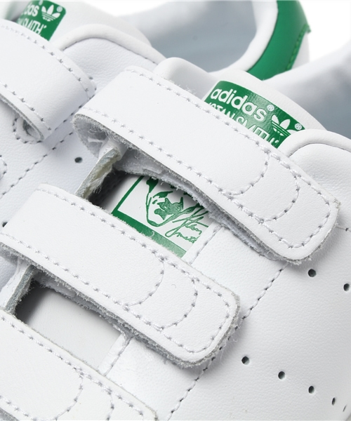 adidas Originals(アディダスオリジナルス)の「ベビー キッズ アディダス スタンスミス ベルクロ adidas Originals STAN SMITH CF C(スニーカー・キッズ・ホワイト・17cm/21cm/20cm/19cm/18cm)」の3枚目の写真