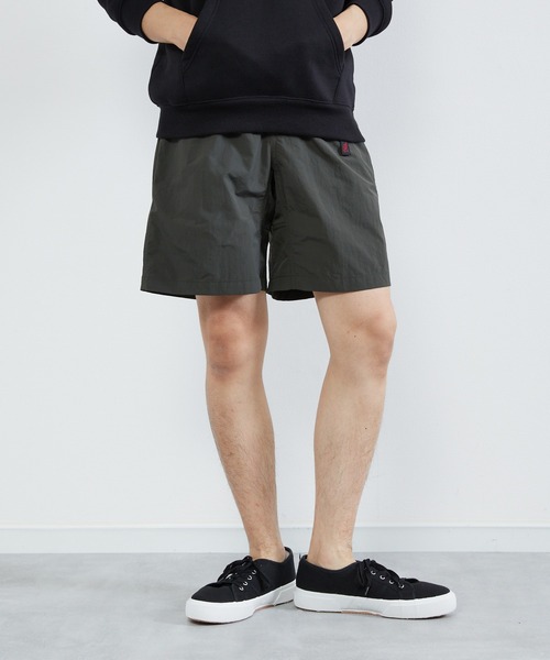 And A（アンドエー）の「Gramicci グラミチ / NYLON LOOSE SHORT ナイロン ルーズショーツ イージーパンツ  / G3SU-P070（その他パンツ・メンズ・グリーン/スミクロ/ダークネイビー/ライトグレー・SMALL/LARGE/MEDIUM）」の11枚目の写真