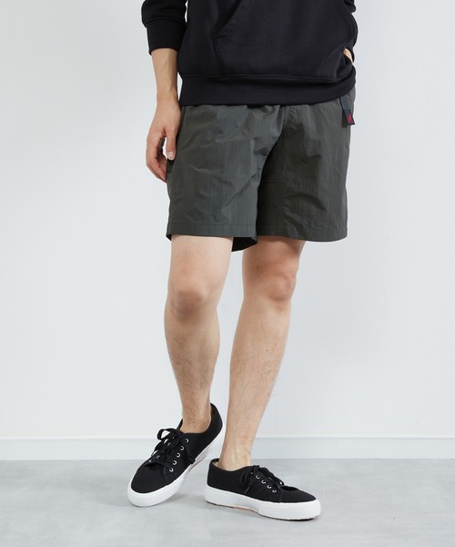 And A（アンドエー）の「Gramicci グラミチ / NYLON LOOSE SHORT ナイロン ルーズショーツ イージーパンツ  / G3SU-P070（その他パンツ・メンズ・グリーン/スミクロ/ダークネイビー/ライトグレー・SMALL/LARGE/MEDIUM）」の12枚目の写真