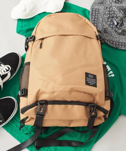 KiU（キウ）の「【KiU】600D BACKPACK K111（バックパック/リュック・メンズ・ベージュ/ネイビー/レッド/その他5/マルチ/その他2/その他4/ブラック・FREE）」の18枚目の写真