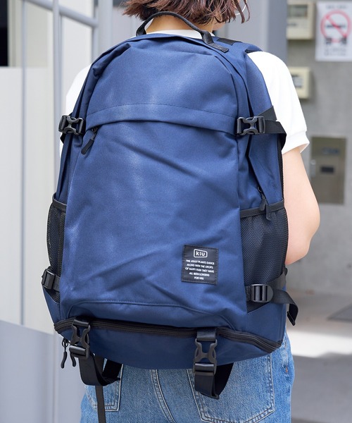 KiU（キウ）の「【KiU】600D BACKPACK K111（バックパック/リュック・メンズ・ベージュ/ネイビー/レッド/その他5/マルチ/その他2/その他4/ブラック・FREE）」の21枚目の写真