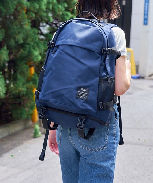 KiU（キウ）の「【KiU】600D BACKPACK K111（バックパック/リュック・メンズ・ベージュ/ネイビー/レッド/その他5/マルチ/その他2/その他4/ブラック・FREE）」の22枚目の写真