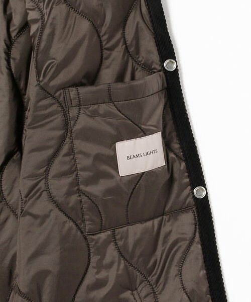 BEAMS LIGHTS（ビームスライツ）の「BEAMS LIGHTS / ゴード キルティング コート（その他アウター・メンズ・ブラック/オリーブ・L/S/M）」の9枚目の写真
