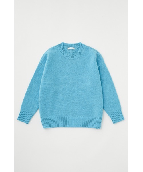 MOUSSY（マウジー）の「WOOL OVERSIZED セーター（ニット/セーター・レディース・ブラウン/ライトグリーン/ライトブルー/ピンク・2/1）」の10枚目の写真