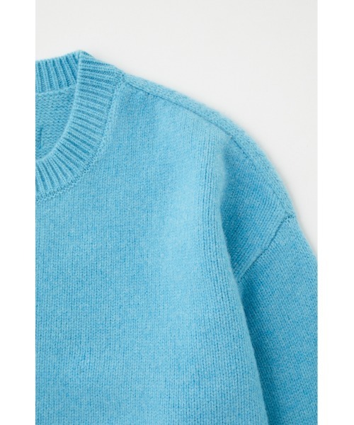 MOUSSY（マウジー）の「WOOL OVERSIZED セーター（ニット/セーター・レディース・ブラウン/ライトグリーン/ライトブルー/ピンク・2/1）」の14枚目の写真