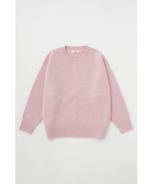 MOUSSY（マウジー）の「WOOL OVERSIZED セーター（ニット/セーター・レディース・ブラウン/ライトグリーン/ライトブルー/ピンク・2/1）」の19枚目の写真