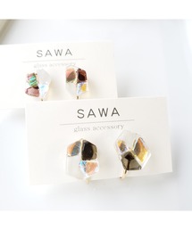 【sawa】多角形イヤリング(Sサイズ)(MA)