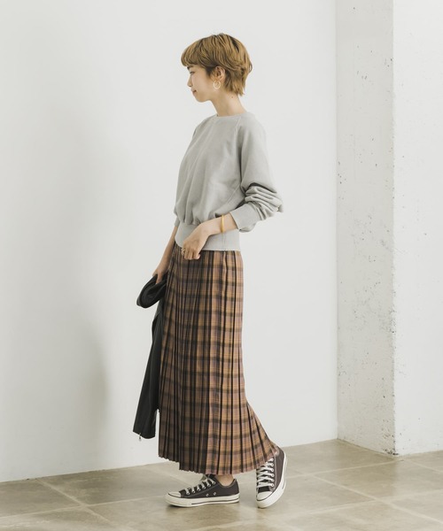 URBAN RESEARCH（アーバンリサーチ）の「ランダムプリーツチェックスカート（スカート・レディース・グリーン系その他/ピンク系その他/ブルー系その他・FREE）」の11枚目の写真