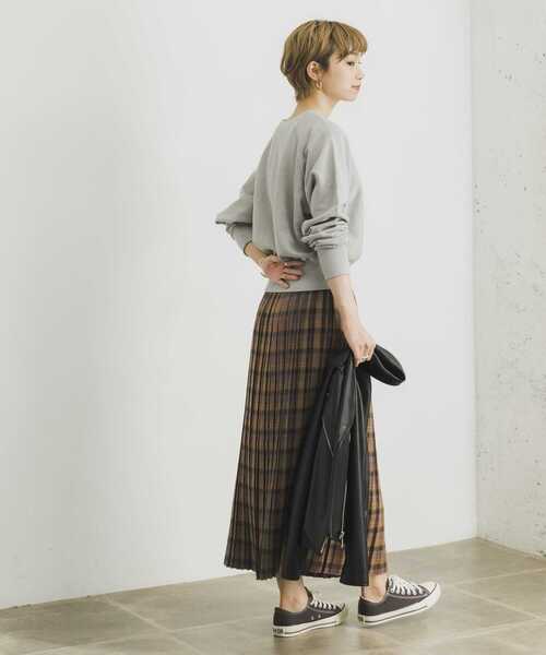 URBAN RESEARCH（アーバンリサーチ）の「ランダムプリーツチェックスカート（スカート・レディース・グリーン系その他/ピンク系その他/ブルー系その他・FREE）」の13枚目の写真