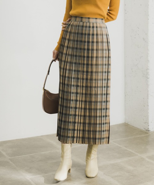 URBAN RESEARCH（アーバンリサーチ）の「ランダムプリーツチェックスカート（スカート・レディース・グリーン系その他/ピンク系その他/ブルー系その他・FREE）」の17枚目の写真