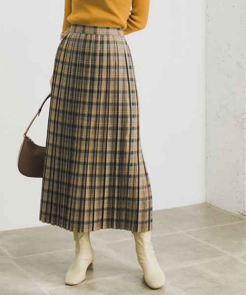 URBAN RESEARCH（アーバンリサーチ）の「ランダムプリーツチェックスカート（スカート・レディース・グリーン系その他/ピンク系その他/ブルー系その他・FREE）」の18枚目の写真