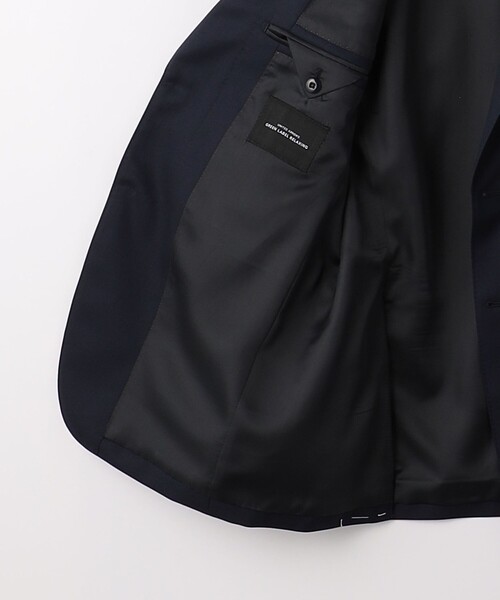green label relaxing(グリーンレーベルリラクシング)の「<REDA>サージ無地 2B RV HP スーツジャケット(スーツジャケット・メンズ・ブラック/ネイビー/ダークグレー/その他1/ロイヤルブルー・44/46/48/50/52/42)」の15枚目の写真