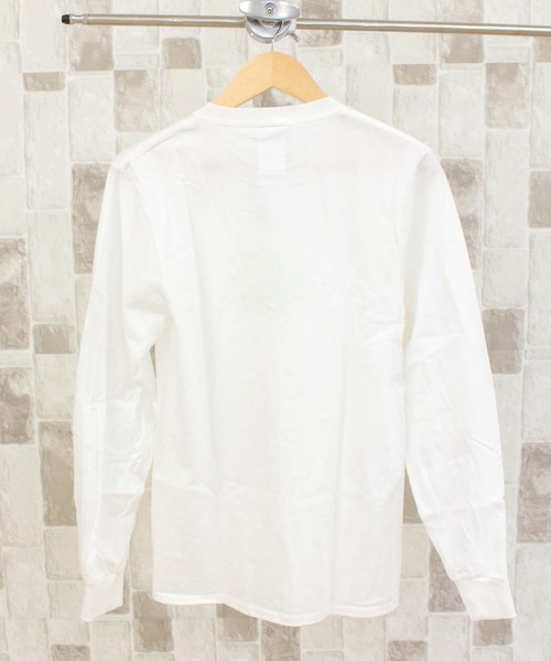 HUF(ハフ)の「エッセンシャル BOXロゴ ロングTシャツ Essentials Box Logo L/S Tee(Tシャツ/カットソー・メンズ・ホワイト/ブラック・M/L/S/XL)」の3枚目の写真