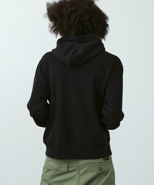 Alpha Industries(アルファインダストリーズ)の「Aマークプリント スウェットパーカー(カモ柄)(スウェット・メンズ・ホワイト/ブラック/オートミール/ブルー系その他・MEDIUM/LARGE/X-LARGE)」の14枚目の写真