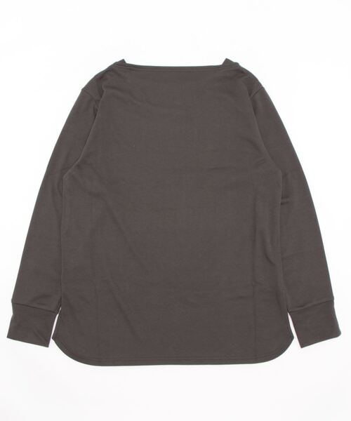 leswel（レスウェル）の「【M～5L 大きいサイズ】ワンポイント ラウンドヘム ロンＴ（Tシャツ/カットソー・レディース・パープル/カーキ/チャコールグレー・M/L/LL/3L/4L/5L）」の20枚目の写真