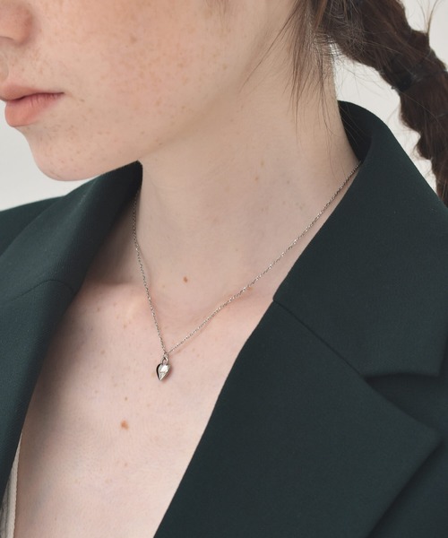 LHME(エルエイチエムイー)の「【WEB限定】”Atrium”プランプハートネックレス/サージカルステンレス(金属アレルギー対応)【LHME / エルエイチエムイー】(ネックレス・レディース・シルバー/ゴールド/ピンクゴールド・45cm)」の12枚目の写真