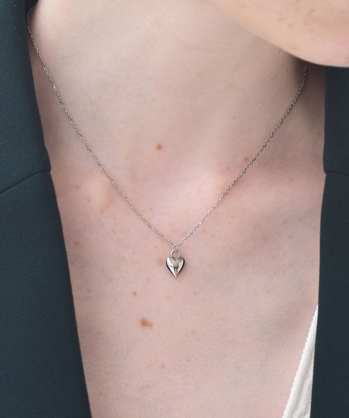 LHME(エルエイチエムイー)の「【WEB限定】”Atrium”プランプハートネックレス/サージカルステンレス(金属アレルギー対応)【LHME / エルエイチエムイー】(ネックレス・レディース・シルバー/ゴールド/ピンクゴールド・45cm)」の13枚目の写真