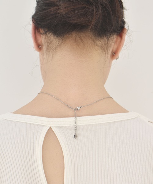 LHME(エルエイチエムイー)の「【WEB限定】”Atrium”プランプハートネックレス/サージカルステンレス(金属アレルギー対応)【LHME / エルエイチエムイー】(ネックレス・レディース・シルバー/ゴールド/ピンクゴールド・45cm)」の20枚目の写真