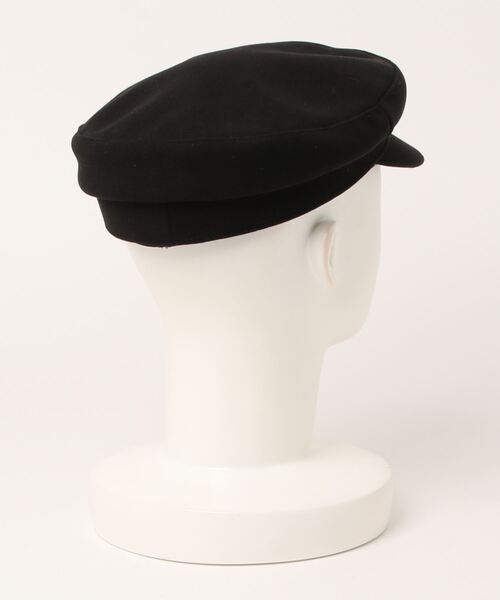 HONEYSUCKLE ROSE（ハニーサックルローズ）の「【HONEYSUCKLE ROSE】メルトンキャスケット（キャスケット・レディース・ブラック/オフホワイト・ONE SIZE）」の3枚目の写真