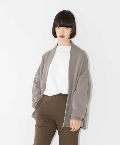 SETENS(セテンス)の「【ZOZO限定発売】【SETENS】ダブルフェイスカーディガン(カーディガン/ボレロ・レディース・ホワイト/グレー/ブラック・F)」の1枚目の写真