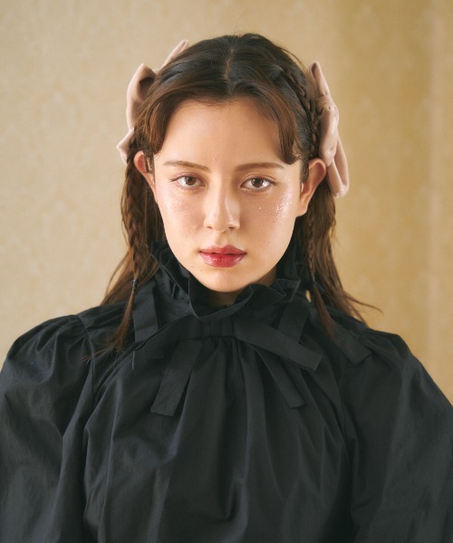 MIRO AMURETTE(ミロアミュレット)の「mini ribbon barrette(バレッタ/ヘアクリップ・レディース・ブラック/ベージュ/ブラウン・FREE)」の16枚目の写真