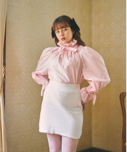 MIRO AMURETTE(ミロアミュレット)の「mini ribbon barrette(バレッタ/ヘアクリップ・レディース・ブラック/ベージュ/ブラウン・FREE)」の10枚目の写真