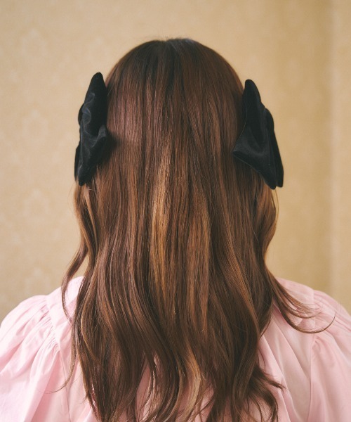 MIRO AMURETTE(ミロアミュレット)の「mini ribbon barrette(バレッタ/ヘアクリップ・レディース・ブラック/ベージュ/ブラウン・FREE)」の21枚目の写真