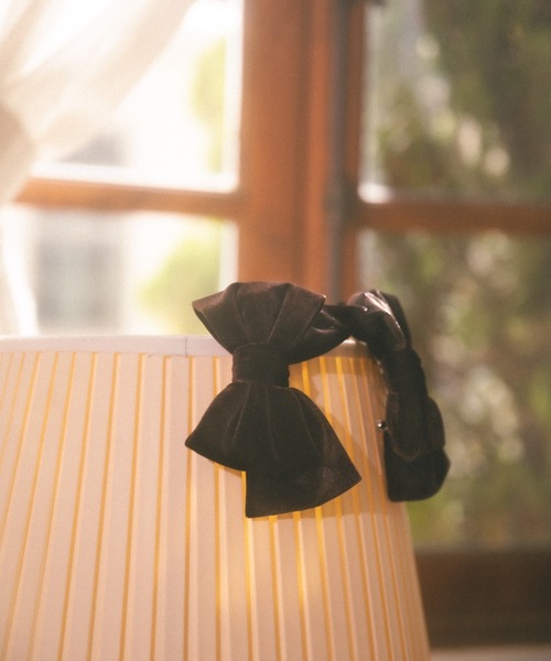 MIRO AMURETTE(ミロアミュレット)の「mini ribbon barrette(バレッタ/ヘアクリップ・レディース・ブラック/ベージュ/ブラウン・FREE)」の11枚目の写真
