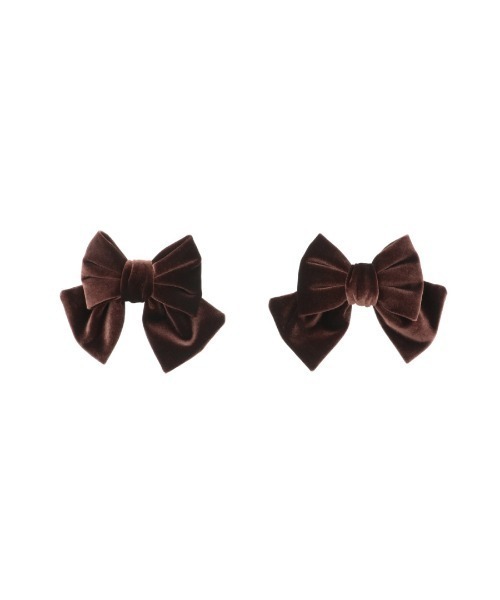 MIRO AMURETTE(ミロアミュレット)の「mini ribbon barrette(バレッタ/ヘアクリップ・レディース・ブラック/ベージュ/ブラウン・FREE)」の13枚目の写真