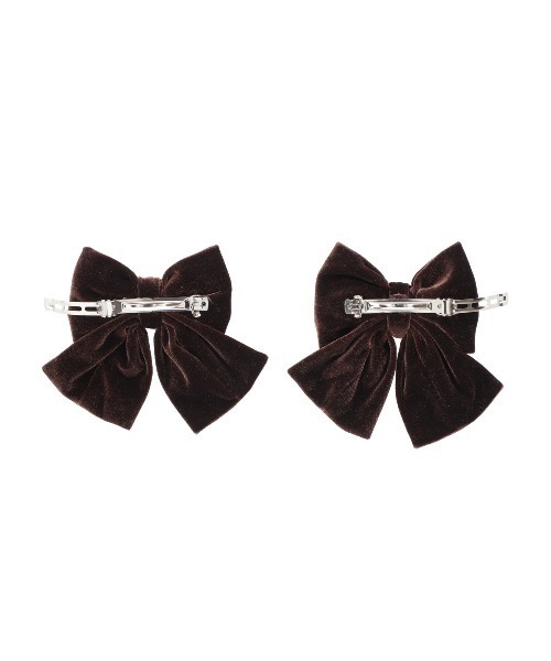 MIRO AMURETTE(ミロアミュレット)の「mini ribbon barrette(バレッタ/ヘアクリップ・レディース・ブラック/ベージュ/ブラウン・FREE)」の20枚目の写真