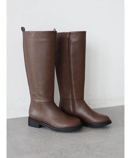 AMERICAN HOLIC（アメリカンホリック）の「フラットロングブーツ（ブーツ・レディース・ブラック/ブラウン・S/M/L）」の14枚目の写真