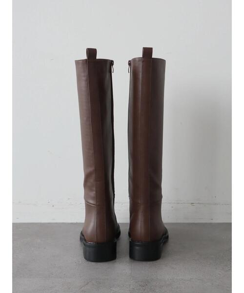 AMERICAN HOLIC（アメリカンホリック）の「フラットロングブーツ（ブーツ・レディース・ブラック/ブラウン・S/M/L）」の18枚目の写真