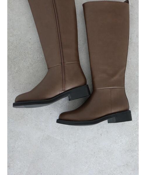 AMERICAN HOLIC（アメリカンホリック）の「フラットロングブーツ（ブーツ・レディース・ブラック/ブラウン・S/M/L）」の19枚目の写真