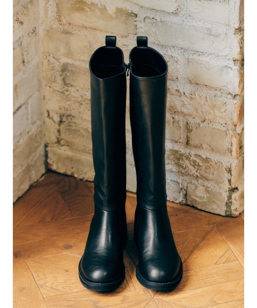 AMERICAN HOLIC（アメリカンホリック）の「フラットロングブーツ（ブーツ・レディース・ブラック/ブラウン・S/M/L）」の5枚目の写真