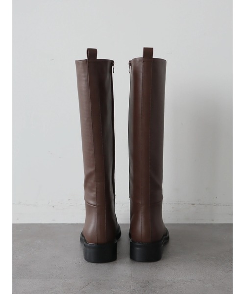 AMERICAN HOLIC（アメリカンホリック）の「フラットロングブーツ（ブーツ・レディース・ブラック/ブラウン・S/M/L）」の7枚目の写真