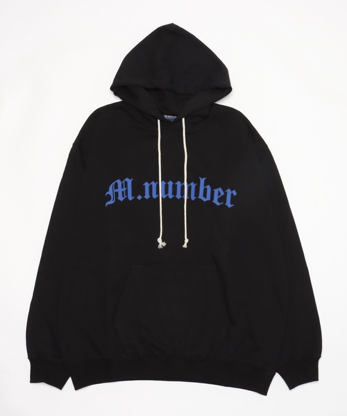 MAGIC NUMBER（マジック ナンバー）の「【MAGIC NUMBER】OLD ENGLISH LOGO BIG HOOD SWEAT（スウェット・メンズ・ヘザーグレー/ブラック/ホワイト・MEDIUM/LARGE/X-LARGE）」の2枚目の写真