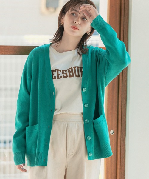 studio CLIP（スタディオクリップ）の「12ゲージ総針ニットVネック