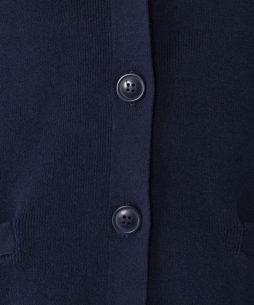 studio CLIP（スタディオクリップ）の「12ゲージ総針ニットVネックカーディガン（カーディガン/ボレロ・レディース・ブラウン/ネイビー/グリーン・FREE）」の16枚目の写真