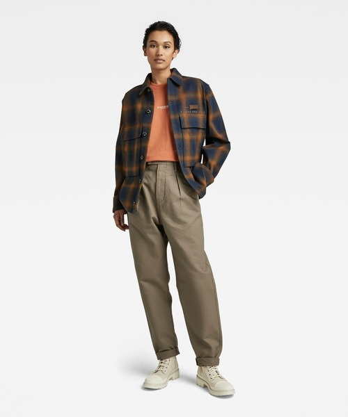 G-STAR（ジースター）の「POCKETONY SERVICE OVERSHIRT/シャツジャケット（ブルゾン・メンズ・イエロー系その他/チェック・SMALL/X-LARGE/LARGE/MEDIUM/X-SMALL）」の4枚目の写真