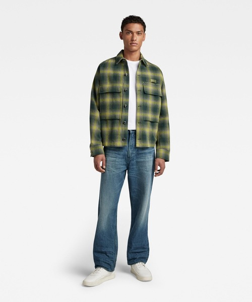 G-STAR（ジースター）の「POCKETONY SERVICE OVERSHIRT/シャツジャケット（ブルゾン・メンズ・イエロー系その他/チェック・SMALL/X-LARGE/LARGE/MEDIUM/X-SMALL）」の9枚目の写真