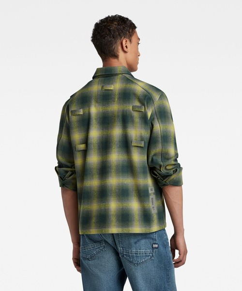 G-STAR（ジースター）の「POCKETONY SERVICE OVERSHIRT/シャツジャケット（ブルゾン・メンズ・イエロー系その他/チェック・SMALL/X-LARGE/LARGE/MEDIUM/X-SMALL）」の10枚目の写真
