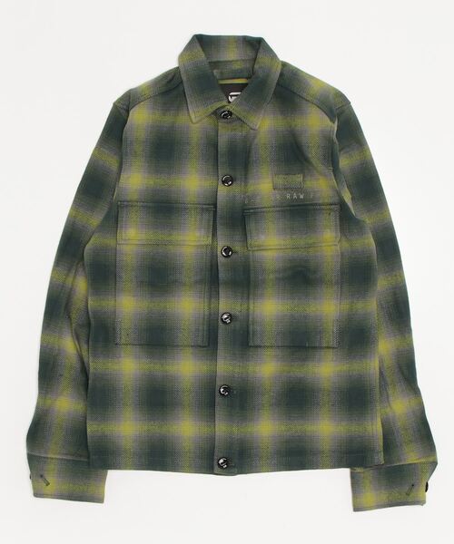 G-STAR（ジースター）の「POCKETONY SERVICE OVERSHIRT/シャツジャケット（ブルゾン・メンズ・イエロー系その他/チェック・SMALL/X-LARGE/LARGE/MEDIUM/X-SMALL）」の20枚目の写真