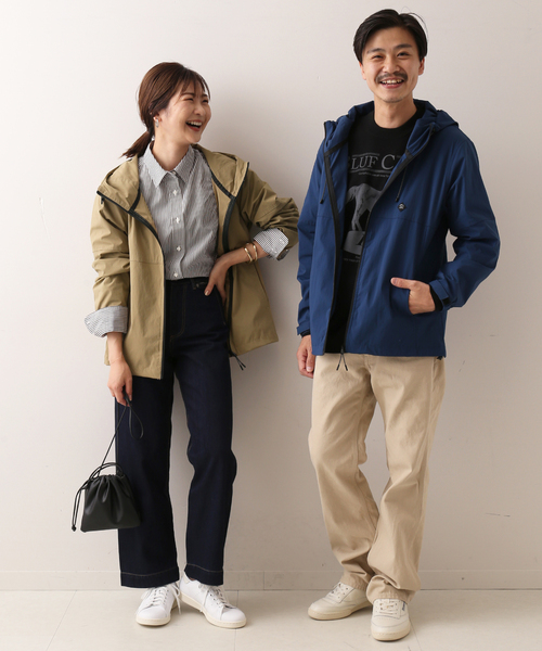 SLOBE IENA（スローブイエナ）の「《追加2》WASHER NYLONストレッチマウンテンパーカー（マウンテンパーカー・レディース・ベージュ/ブラウン・SMALL/MEDIUM）」の21枚目の写真