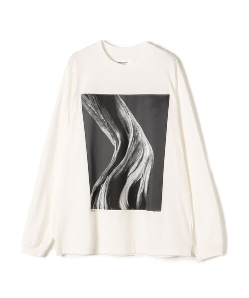 JANE SMITH / JOHN SMITH（ジェーンスミスジョンスミス）の「JANE SMITH:プリントロングスリーブTEE（Tシャツ/カットソー・レディース・ホワイト系その他/チャコールグレー/ライトホワイト/ブラック・MEDIUM/SMALL）」の3枚目の写真