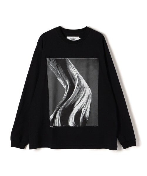 JANE SMITH / JOHN SMITH（ジェーンスミスジョンスミス）の「JANE SMITH:プリントロングスリーブTEE（Tシャツ/カットソー・レディース・ホワイト系その他/チャコールグレー/ライトホワイト/ブラック・MEDIUM/SMALL）」の4枚目の写真